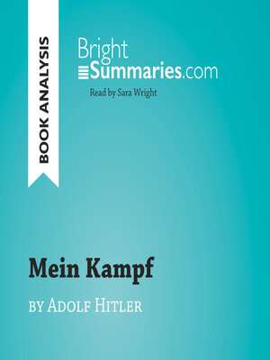 cover image of Mein Kampf by Adolf Hitler (Book Analysis)